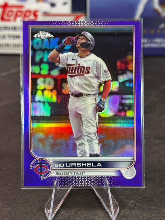 2022 Topps Chrome Update Series - Gio Urshela #USC69 Purple Refractor