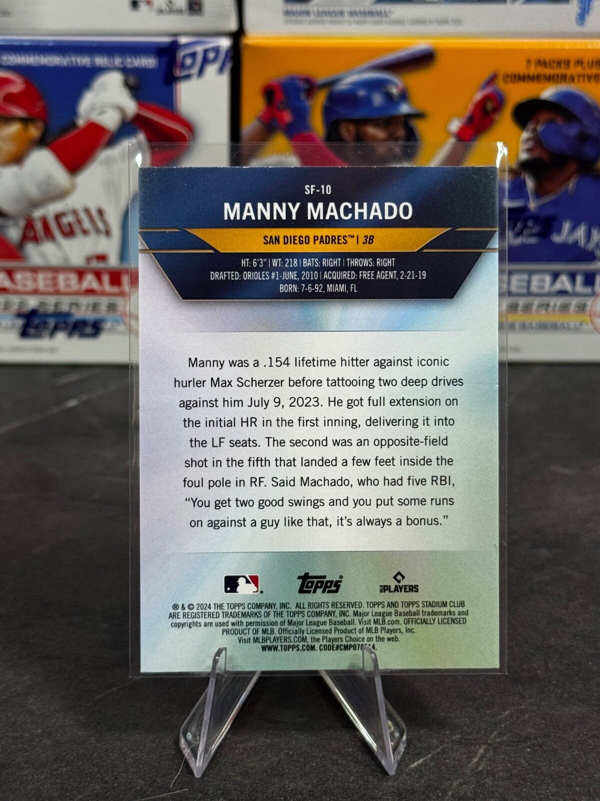 2024 Topps Stadium Club - Special Forces Manny Machado #SF-10