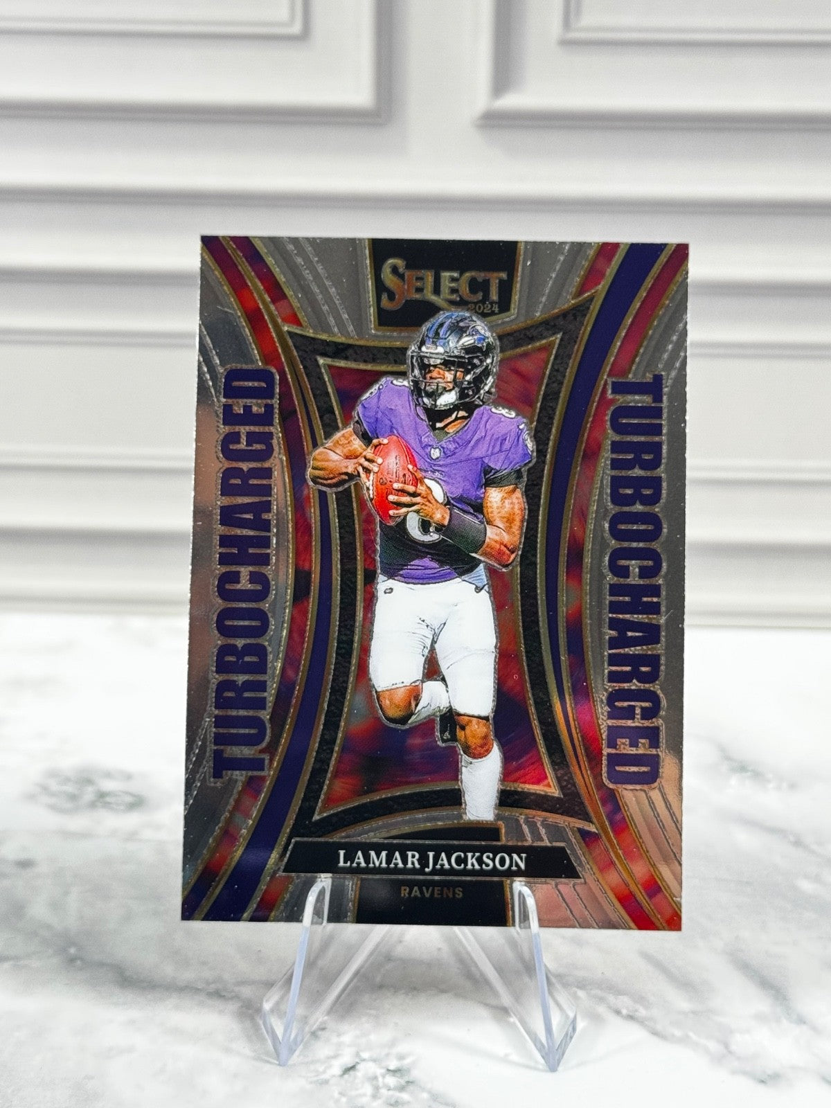 2024 Panini Select - Turbocharged Lamar Jackson #3
