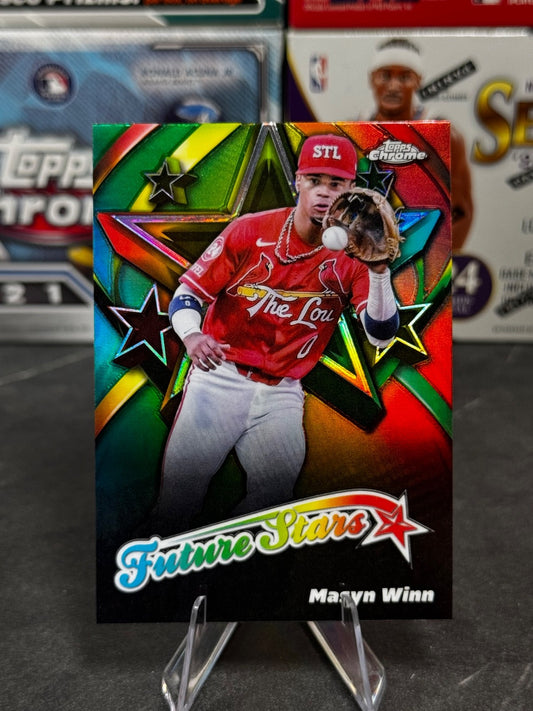 2025 Topps Chrome - #FS-14 Masyn Winn Future Stars