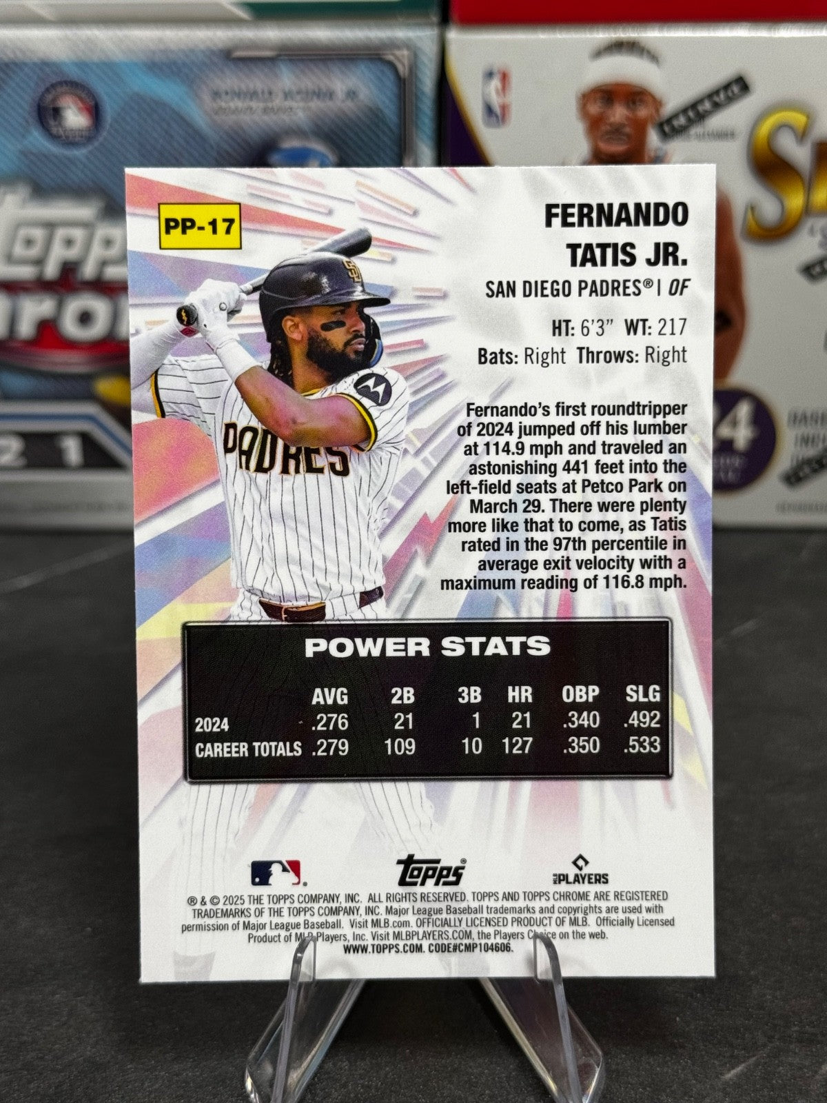 2025 Topps Chrome - #PP-17 Fernando Tatis Jr. Power Players