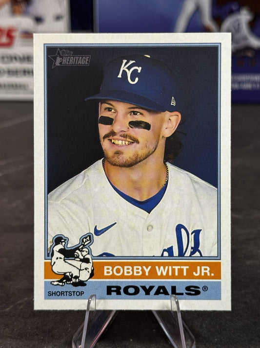 2025 Topps Heritage - Bobby Witt Jr. (#92) Royals