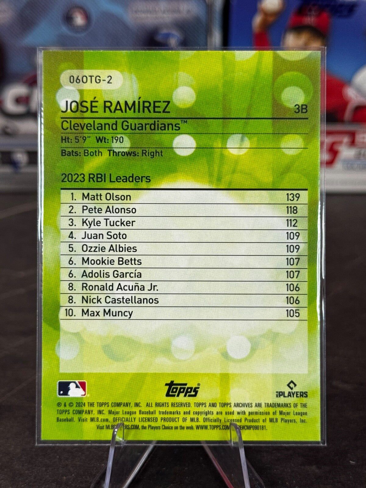 2024 Topps Archives - 2006 Own the Game Jose Ramirez #06OTG-2