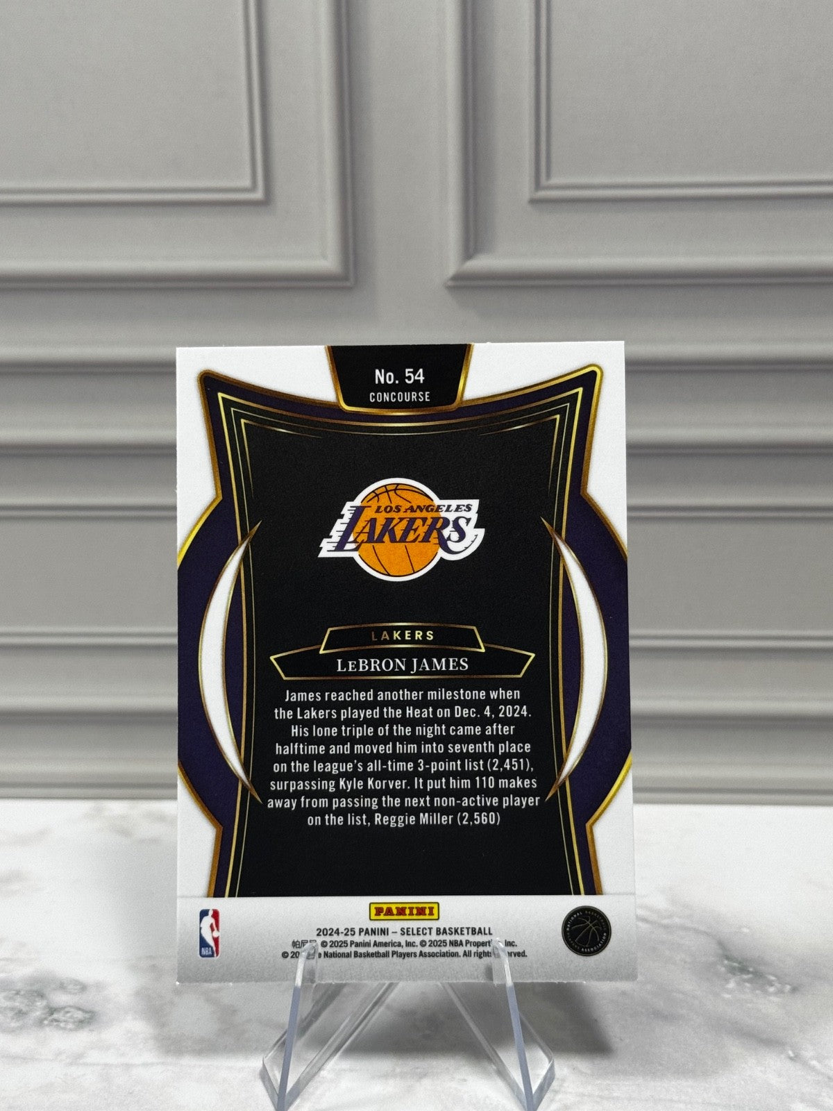 2024-25 Panini Select - Concourse LeBron James #54 Blue