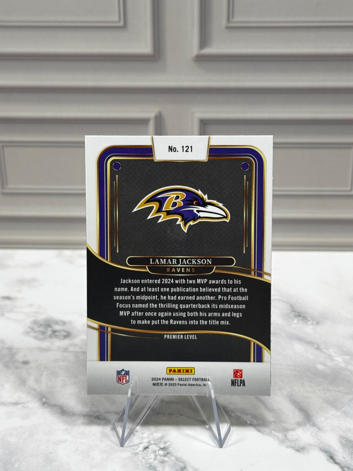 2024 Panini Select - Premier Level Lamar Jackson #121