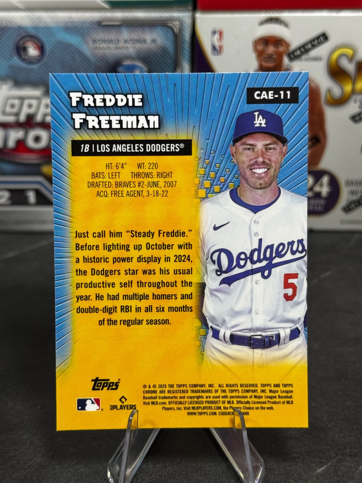 2025 Topps Chrome - #CAE-11 Freddie Freeman All-Etch