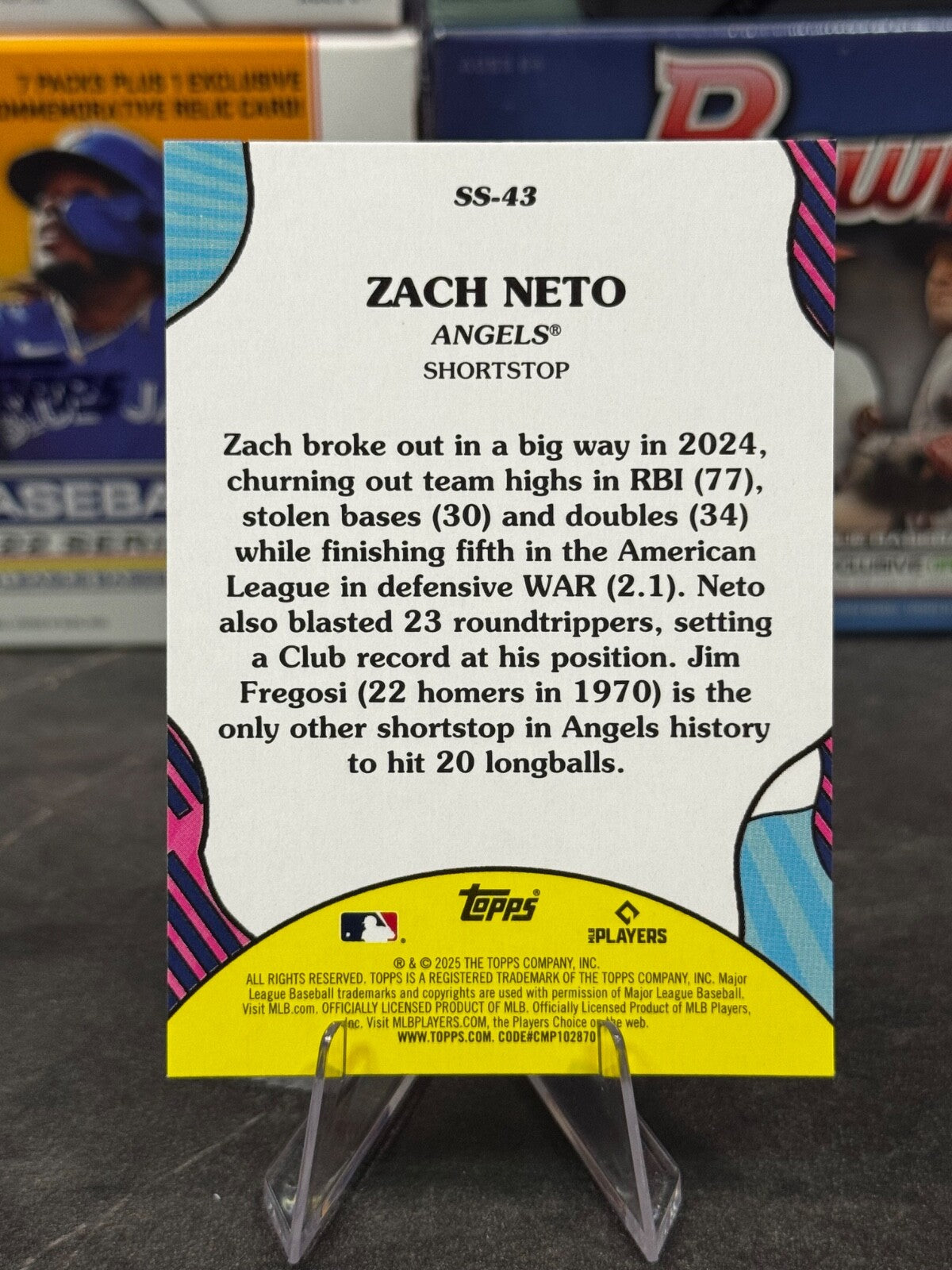 2025 Topps Series 2 - Summer Superstars #SS-43 Zach Neto