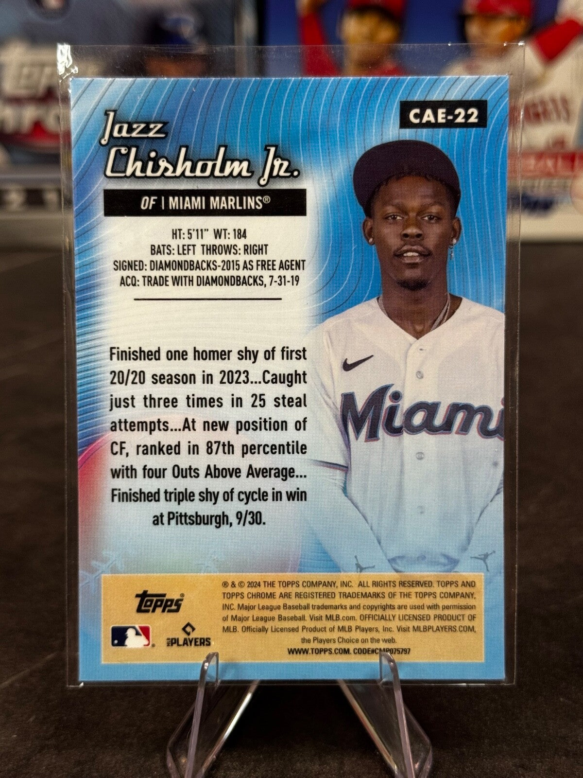 2024 Topps Chrome - All-Etch Jazz Chisholm #CAE-22