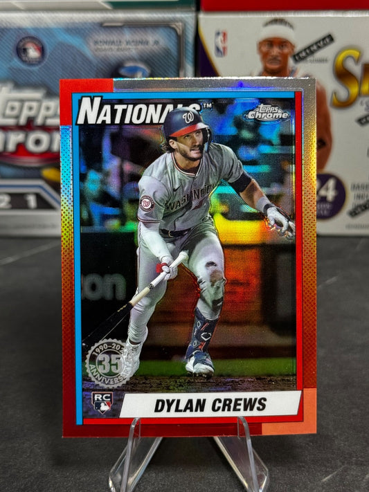 2025 Topps Chrome - 1990 Topps Refractor #90CB-16 Dylan Crews