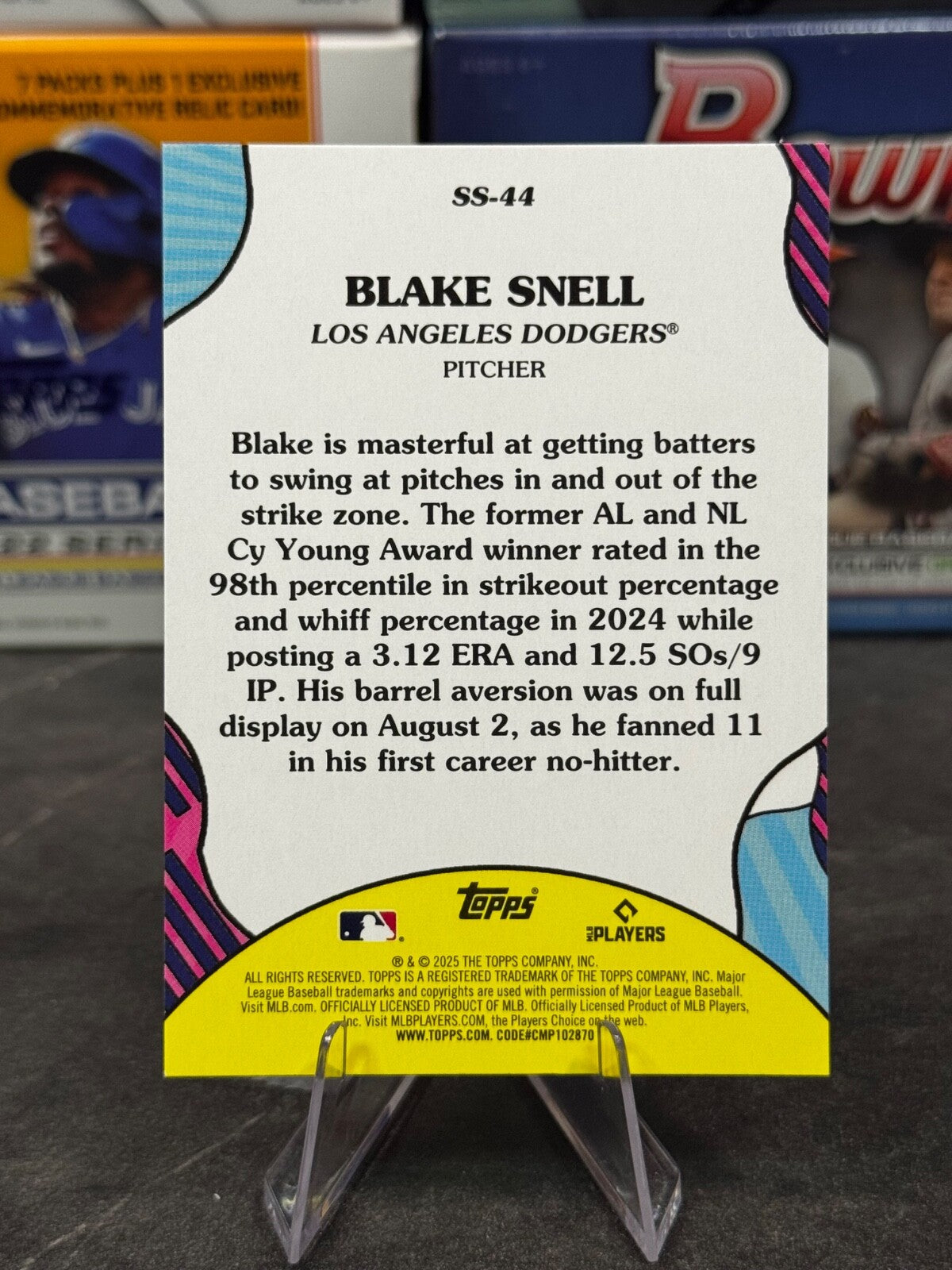 2025 Topps Series 2 - Summer Superstars #SS-44 Blake Snell