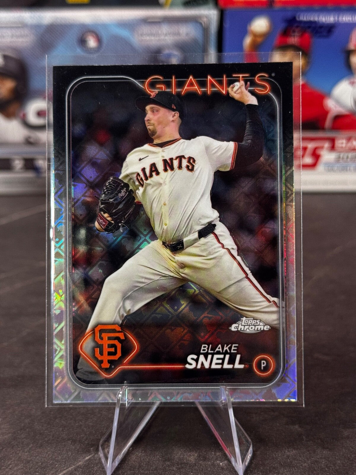 2024 Topps Chrome - Blake Snell #218 Logofractor