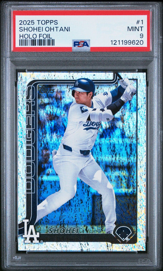 2025 TOPPS #1 SHOHEI OHTANI HOLO FOIL PSA 9