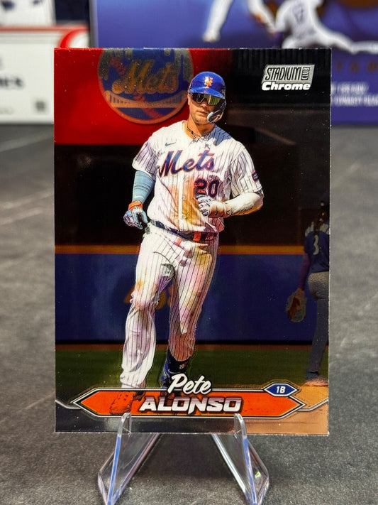 2024 Topps Stadium Club - Pete Alonso #176 Chrome
