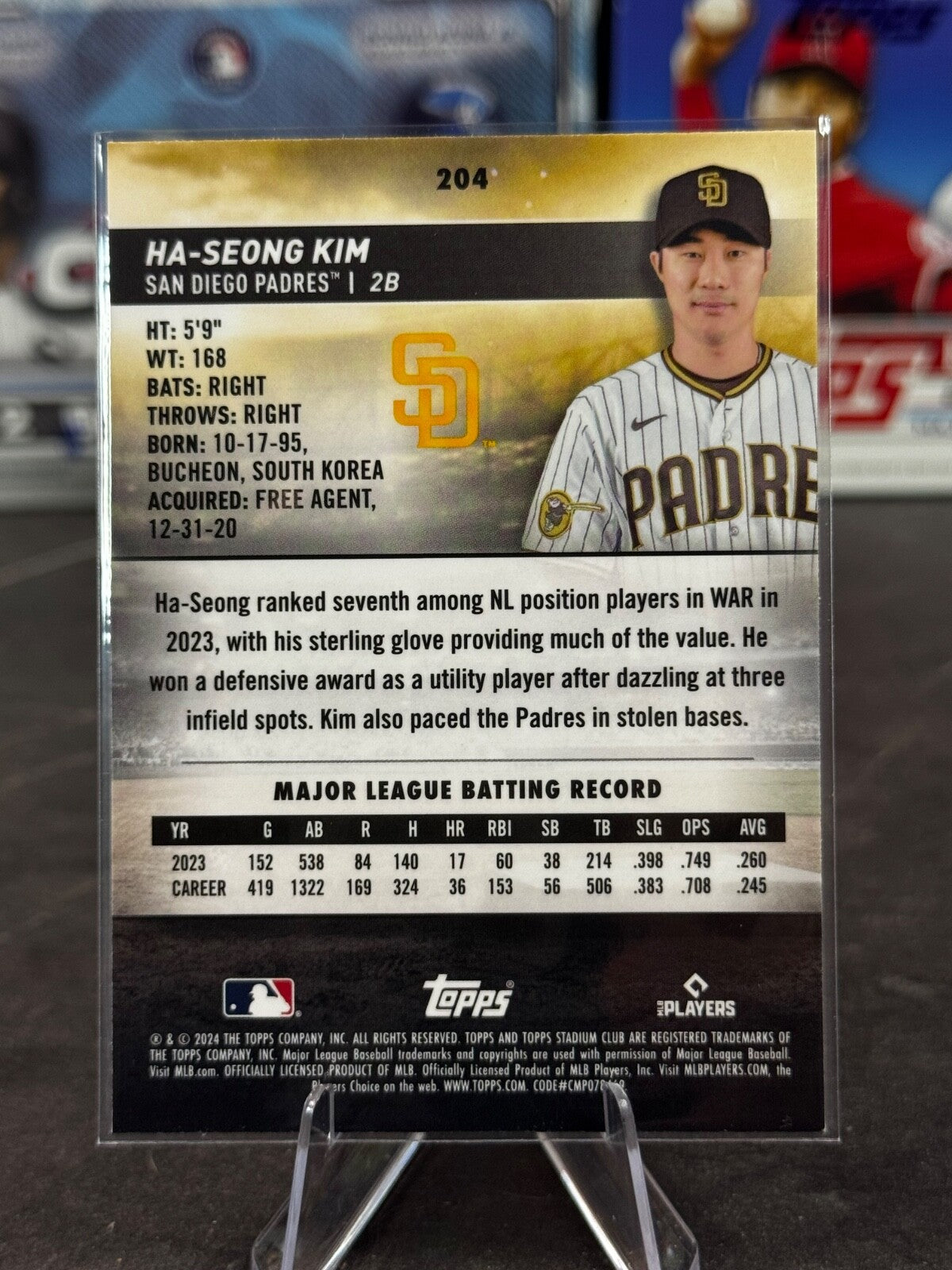 2024 Topps Stadium Club - Ha-Seong Kim #204 Chrome