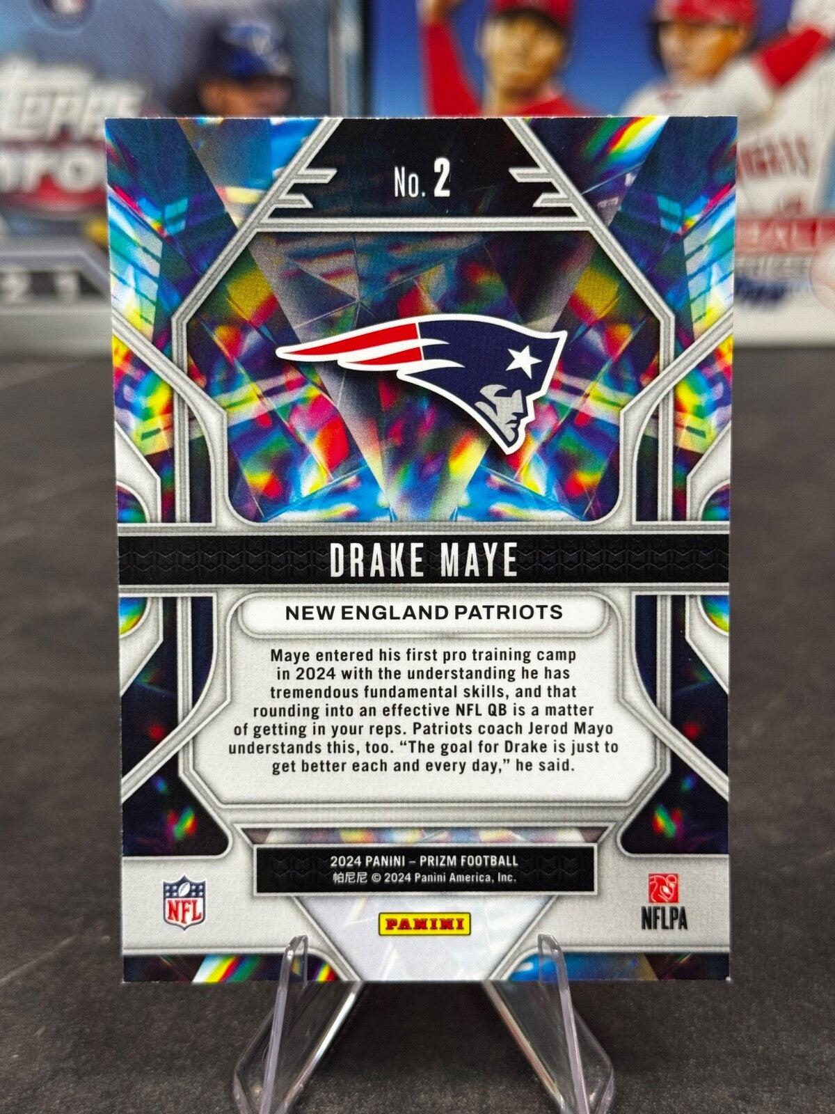 2024 Panini Prizm - Prizmatic Drake Maye #2 (RC)