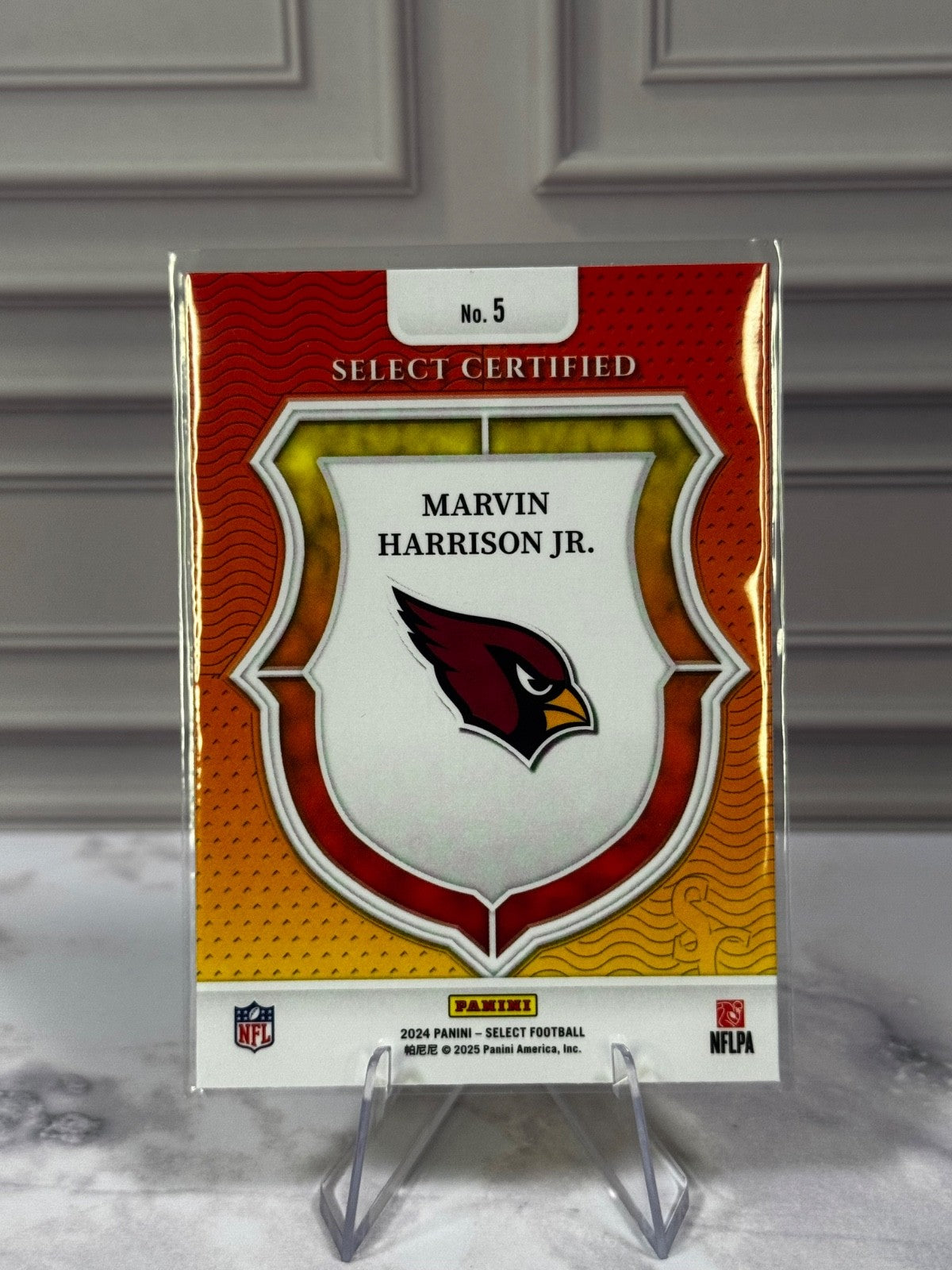 2024 Panini Select - Select Certified Rookies Marvin Harrison Jr. #5 (RC)