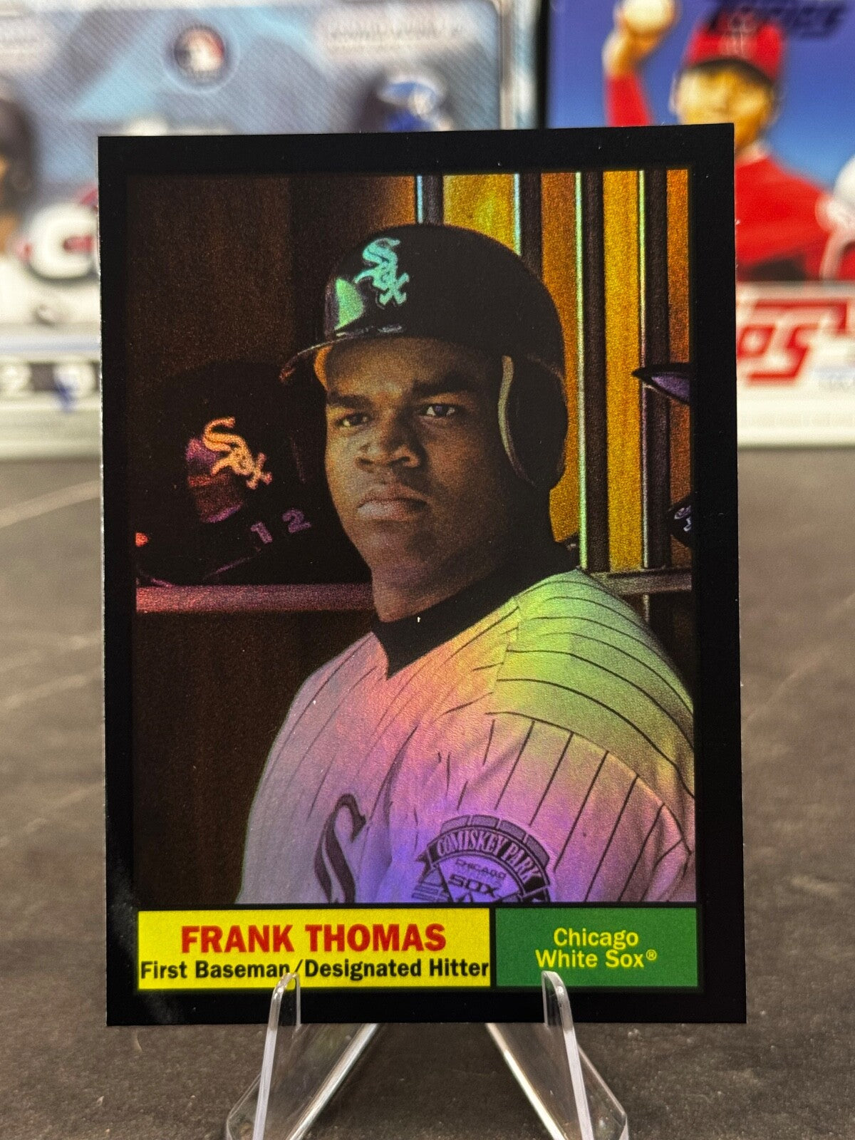 2024 Topps Archives - 1961 Topps Frank Thomas #35 Black Foilboard
