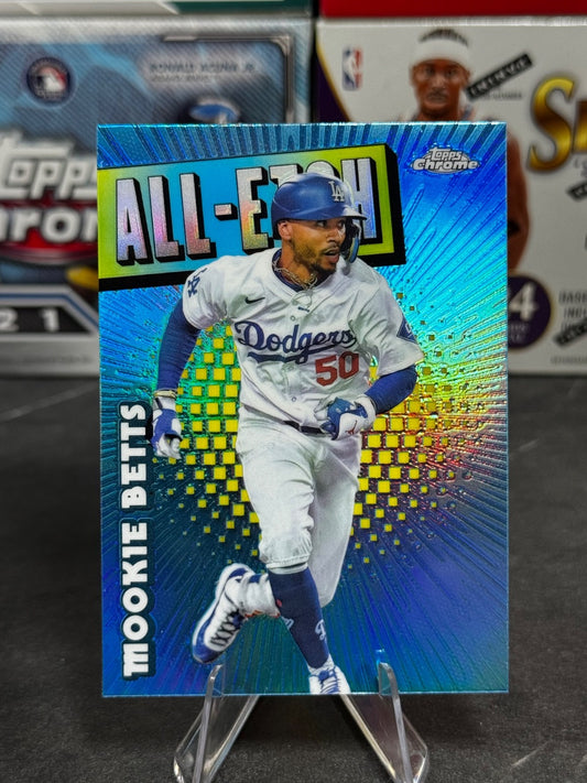 2025 Topps Chrome - #CAE-9 Mookie Betts All-Etch