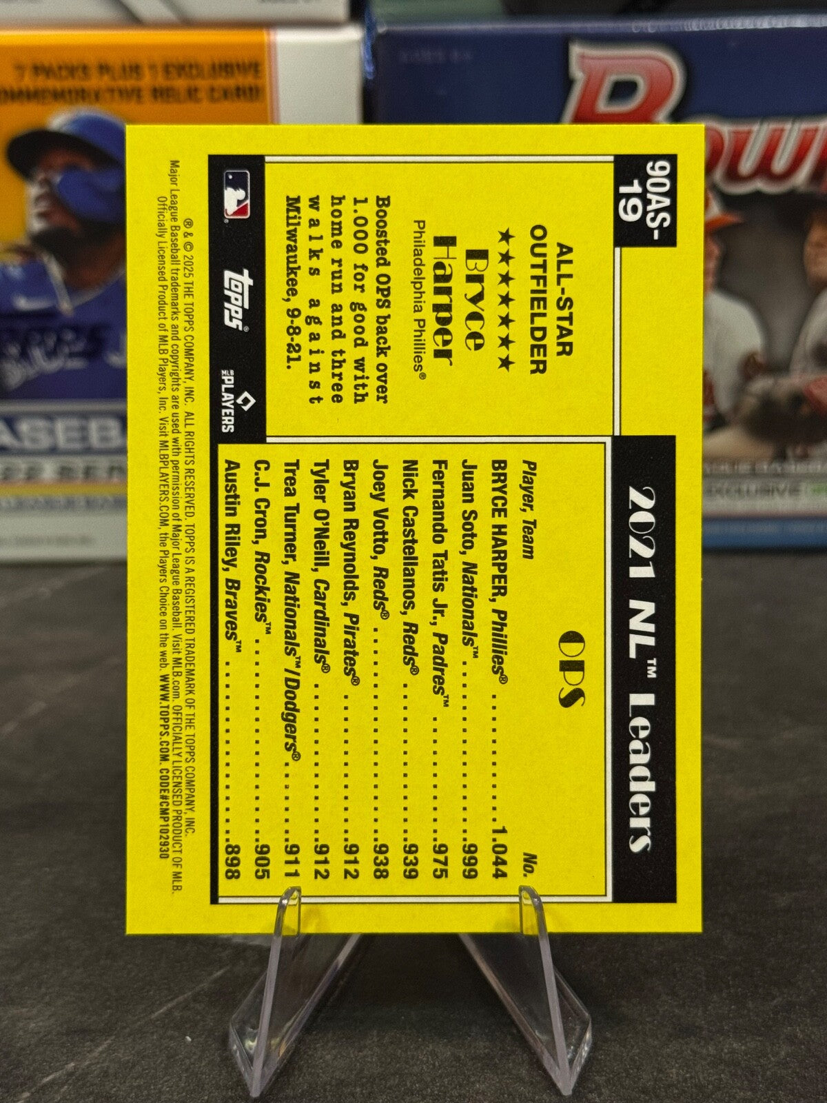 2025 Topps Series 2 - 1990 ALL STAR BASEBALL #90AS-19 Bryce Harper