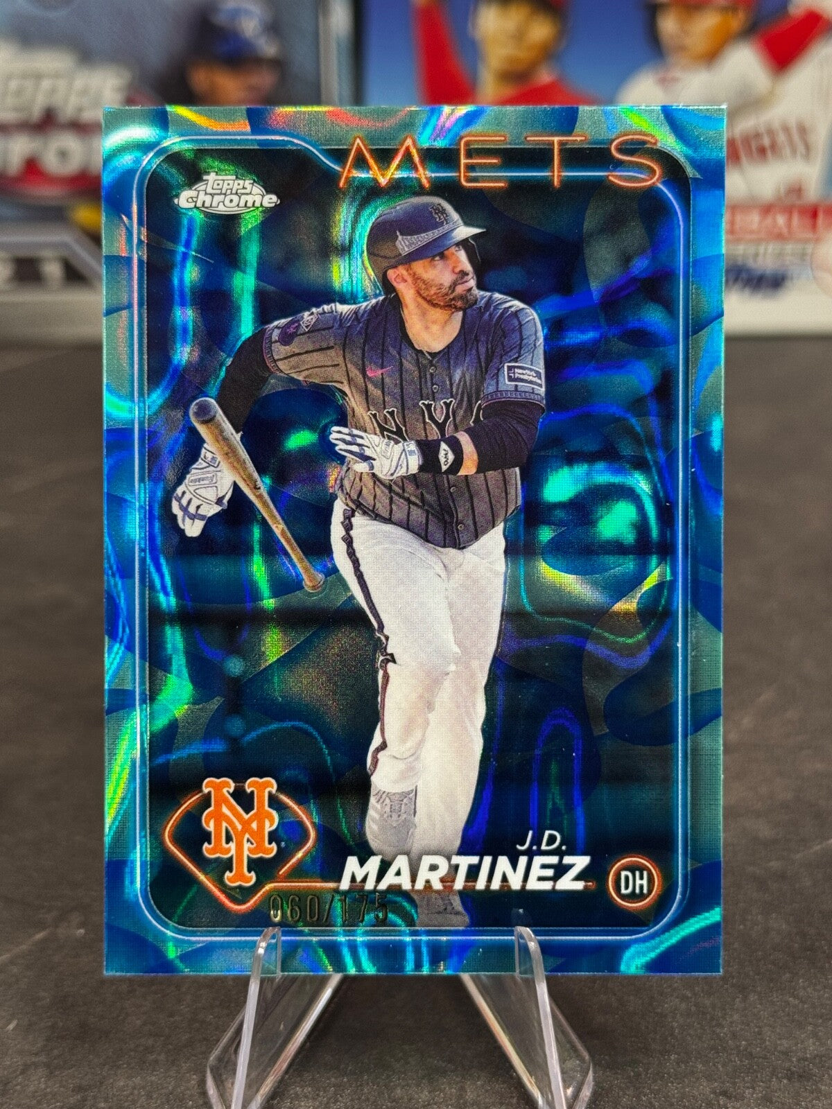 2024 Topps Chrome - J.D. Martinez #USC109 Aqua & Blue Lava Lamp Refractor /175