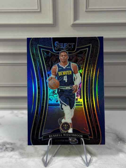 2024-25 Panini Select - Mezzanine Russell Westbrook #18 Blue Prizm