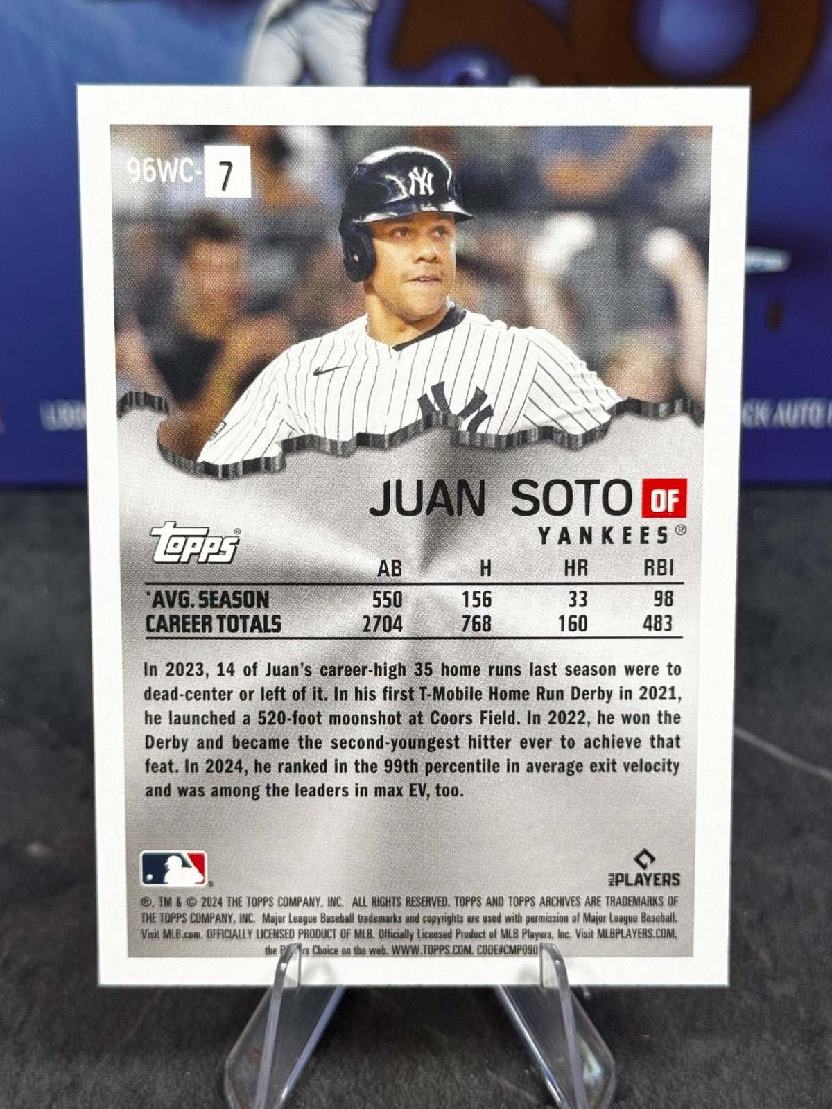 2024 Topps Archives #96WC-7 Juan Soto Wrecking Crew
