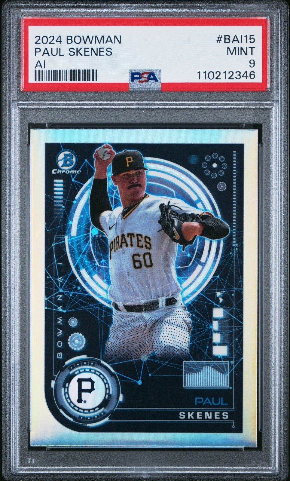 2024 Bowman AI - #BAI15 Paul Skenes PSA 9