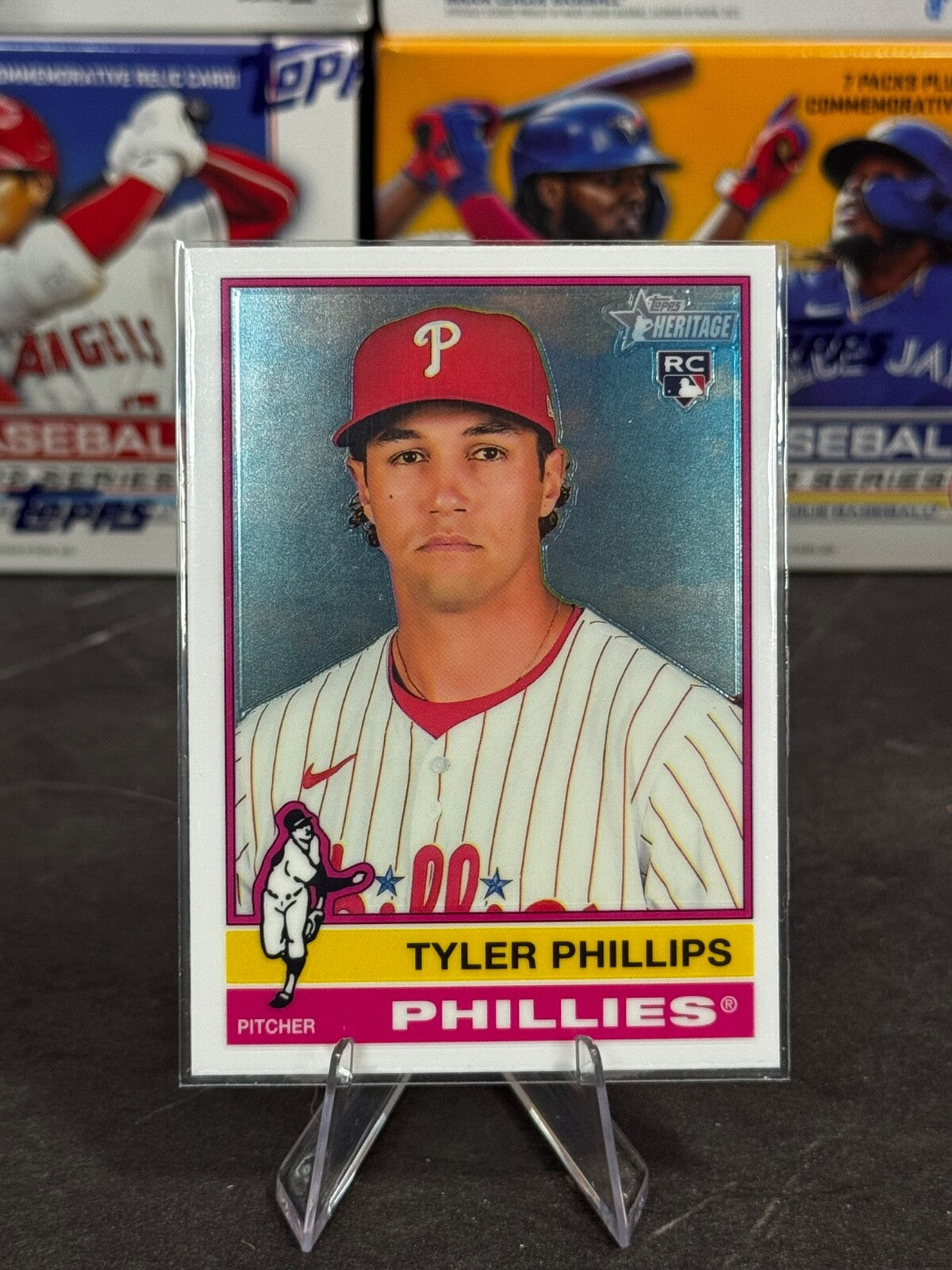 2025 Topps Heritage - Tyler Phillips #17 Chrome (RC)