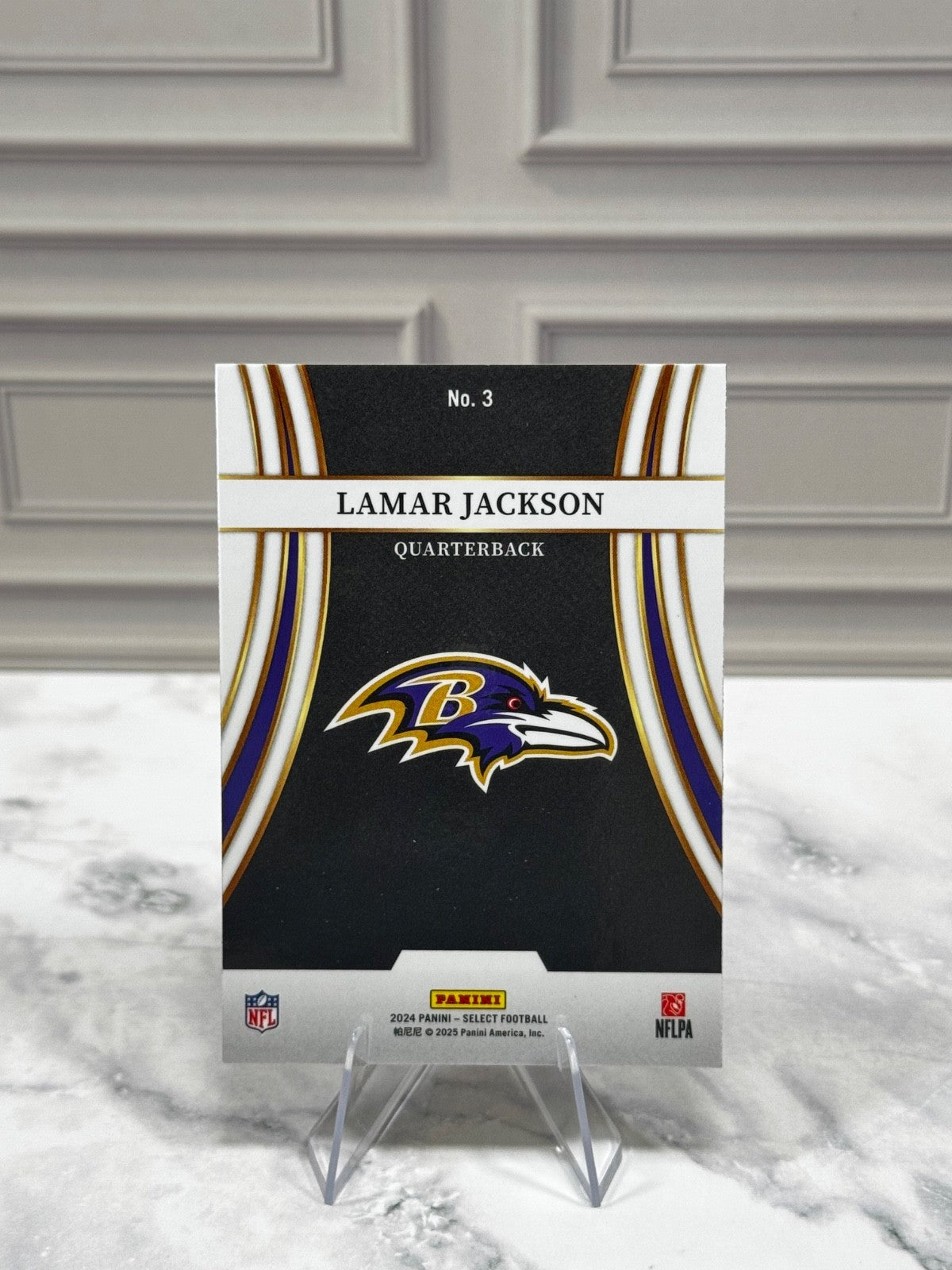 2024 Panini Select - Turbocharged Lamar Jackson #3