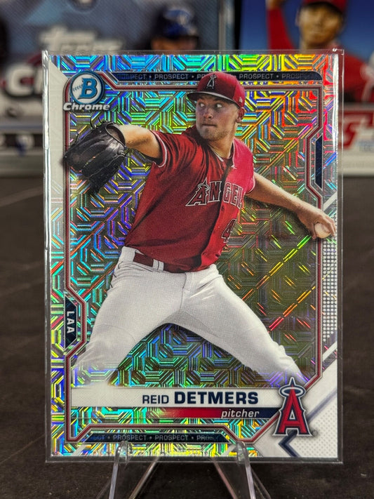 2021 Bowman Chrome - Reid Detmers Mojo Refractor #BCP-155