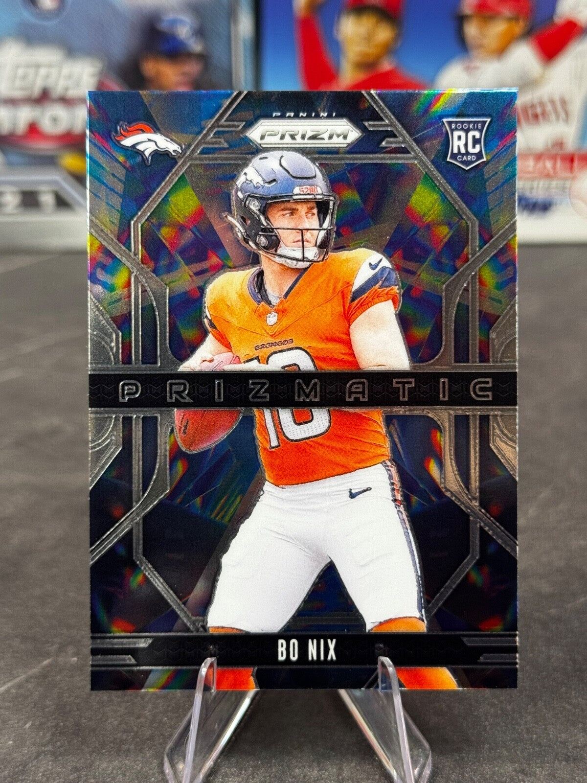 2024 Panini Prizm - Prizmatic Bo Nix #11 (RC)