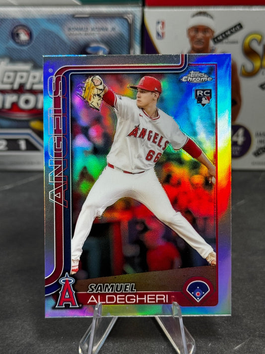 2025 Topps Chrome - #59 Samuel Aldegheri Refractor