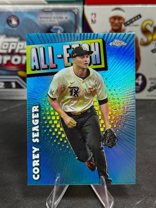 2025 Topps Chrome - #CAE-13 Corey Seager All-Etch