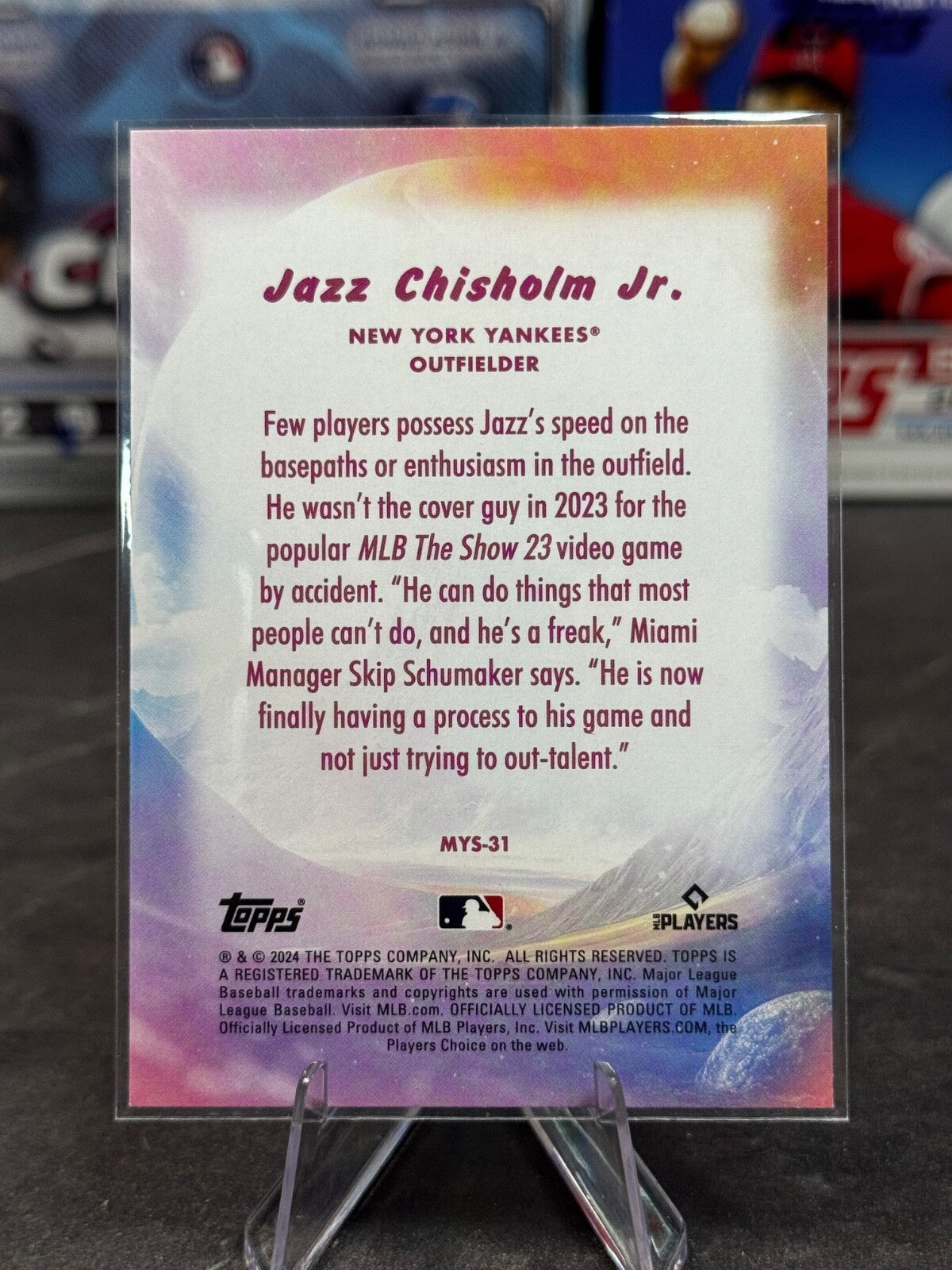 2024 Topps Update Series - Mystical Jazz Chisholm #MYS-31