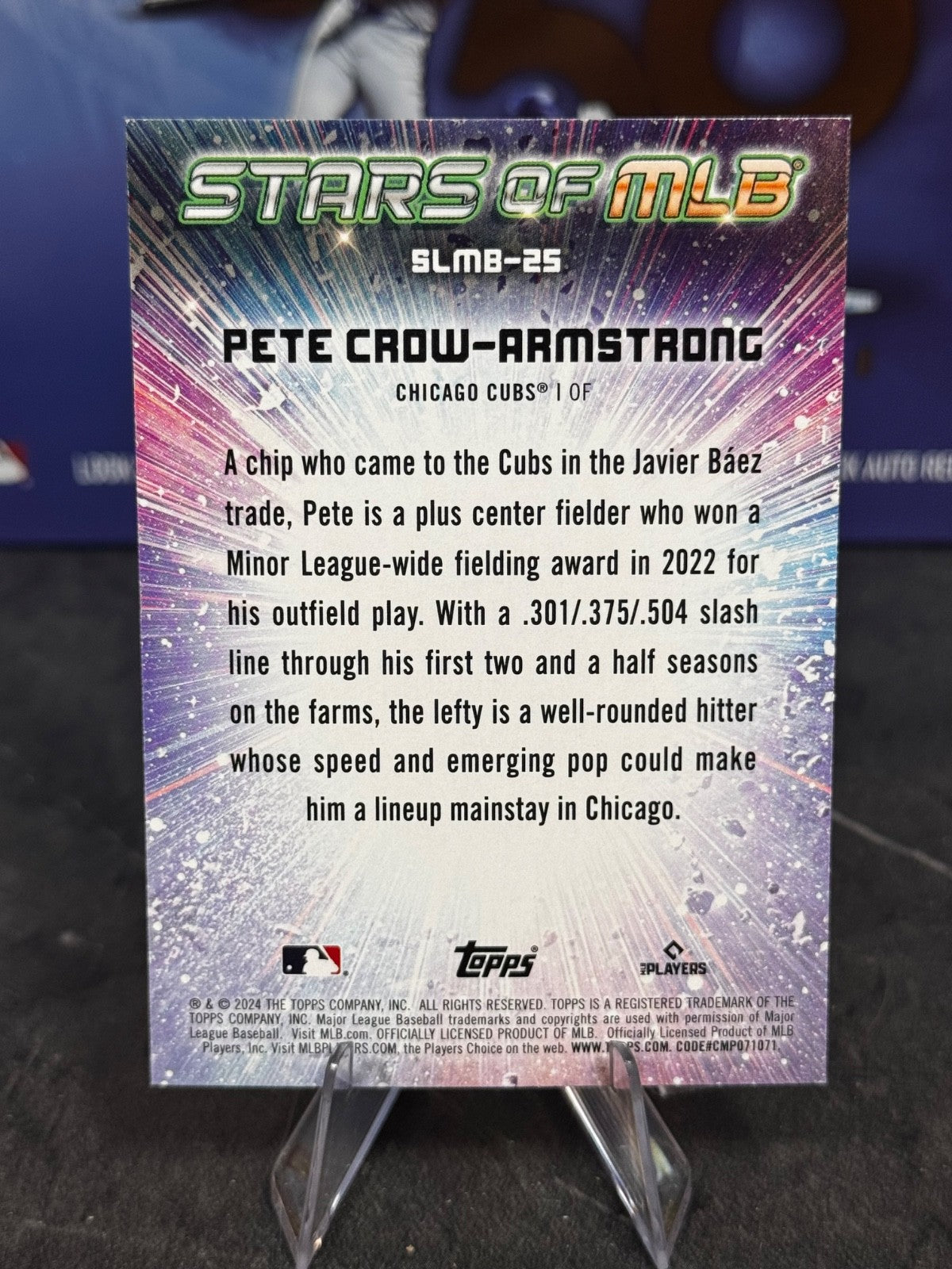 2024 Topps Series 1 - Stars of MLB Pete Crow-Armstrong Rookie #SLMB-25 (RC)