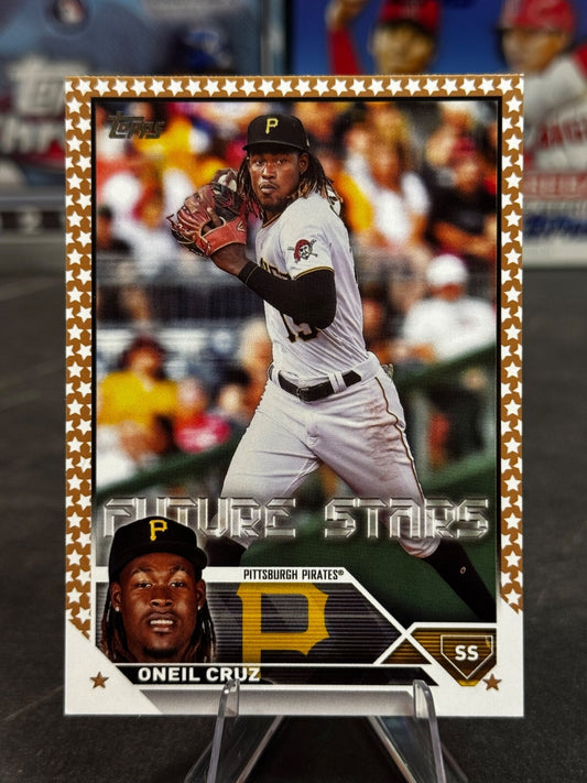 2023 Topps Series 1 - Future Stars Oneil Cruz #285 Gold Star