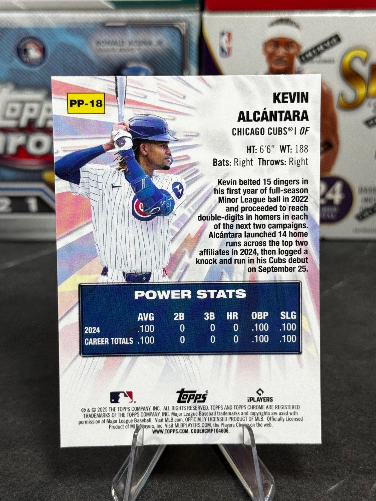 2025 Topps Chrome - #PP-18 Kevin Alcantara Power Players