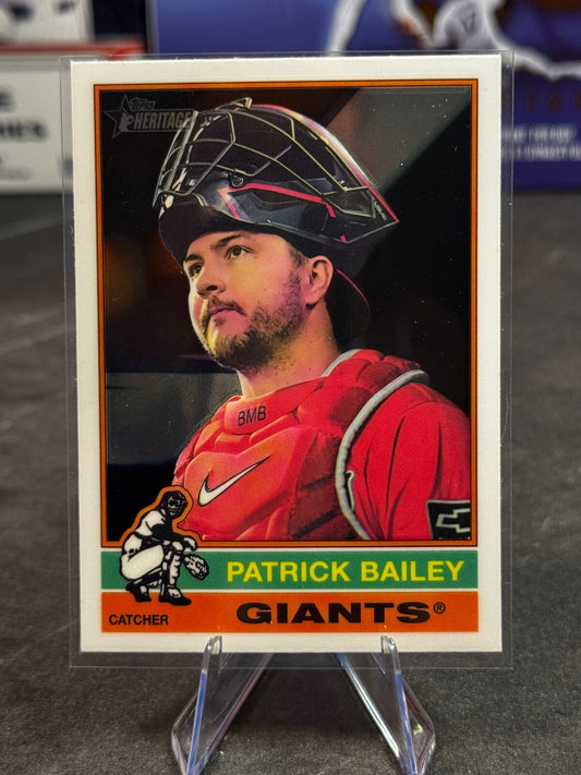 2025 Topps Heritage -  Patrick Bailey Chrome #264