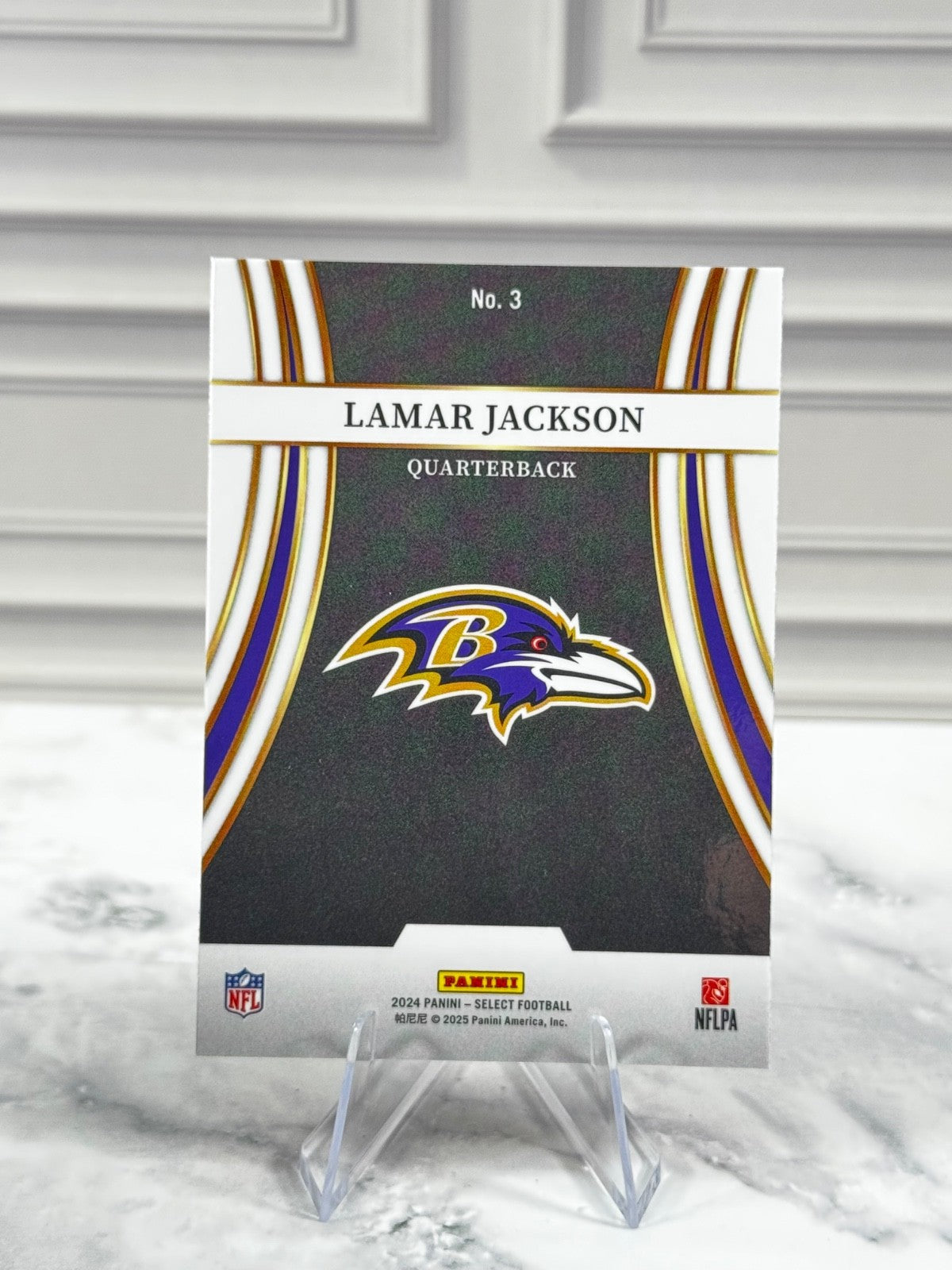 2024 Panini Select - Turbocharged Lamar Jackson #3