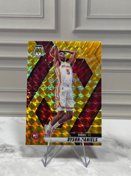 2024-25 Panini Mosaic - Dyson Daniels #139 Reactive Yellow Prizm