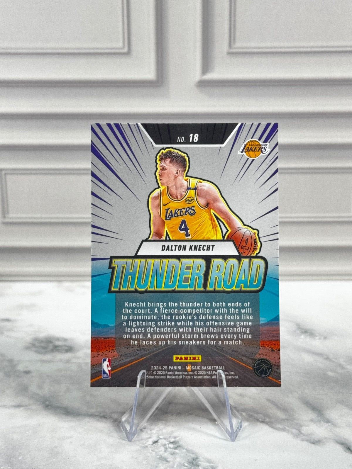 2024-25 Panini Mosaic - Thunder Road Dalton Knecht #18 (RC)