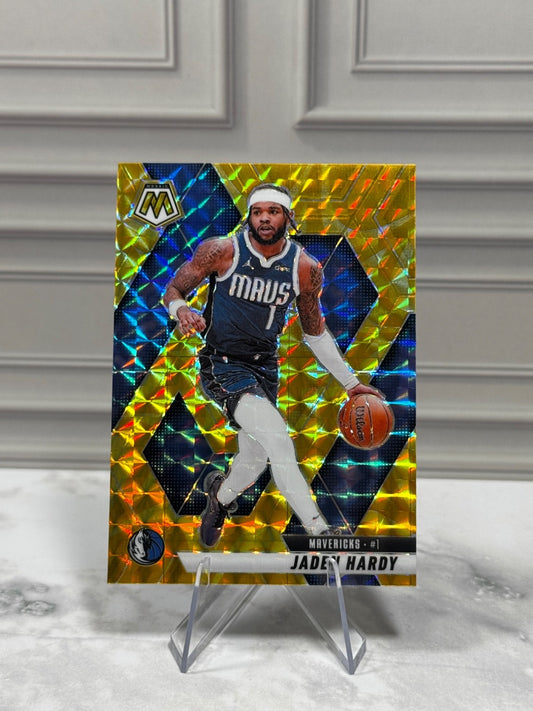 2024-25 Panini Mosaic - Jaden Hardy #99 Reactive Yellow Prizm