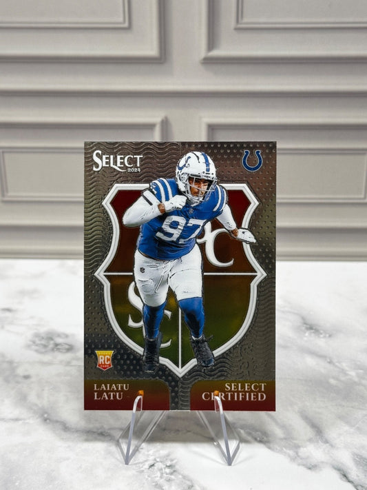 2024 Panini Select - Select Certified Rookies Laiatu Latu #15 (RC)