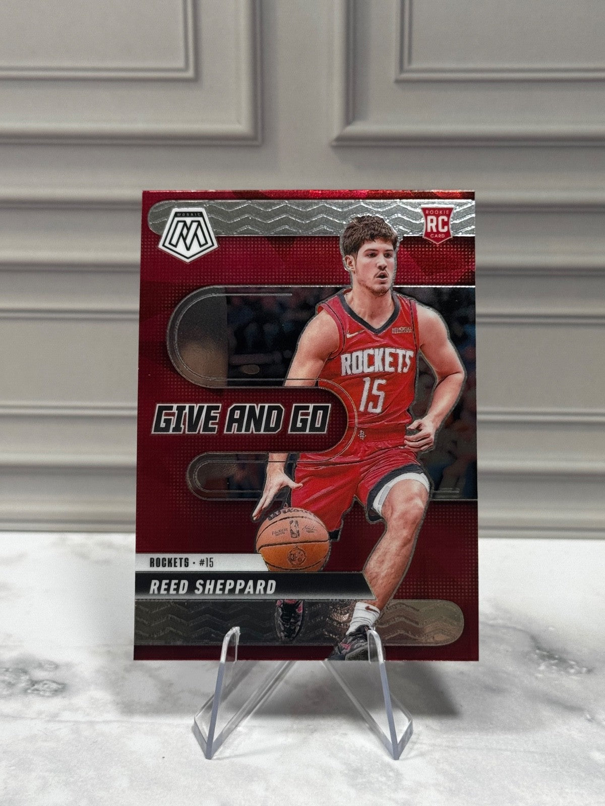 2024-25 Panini Reed Sheppard #7 Give and Go (RC)