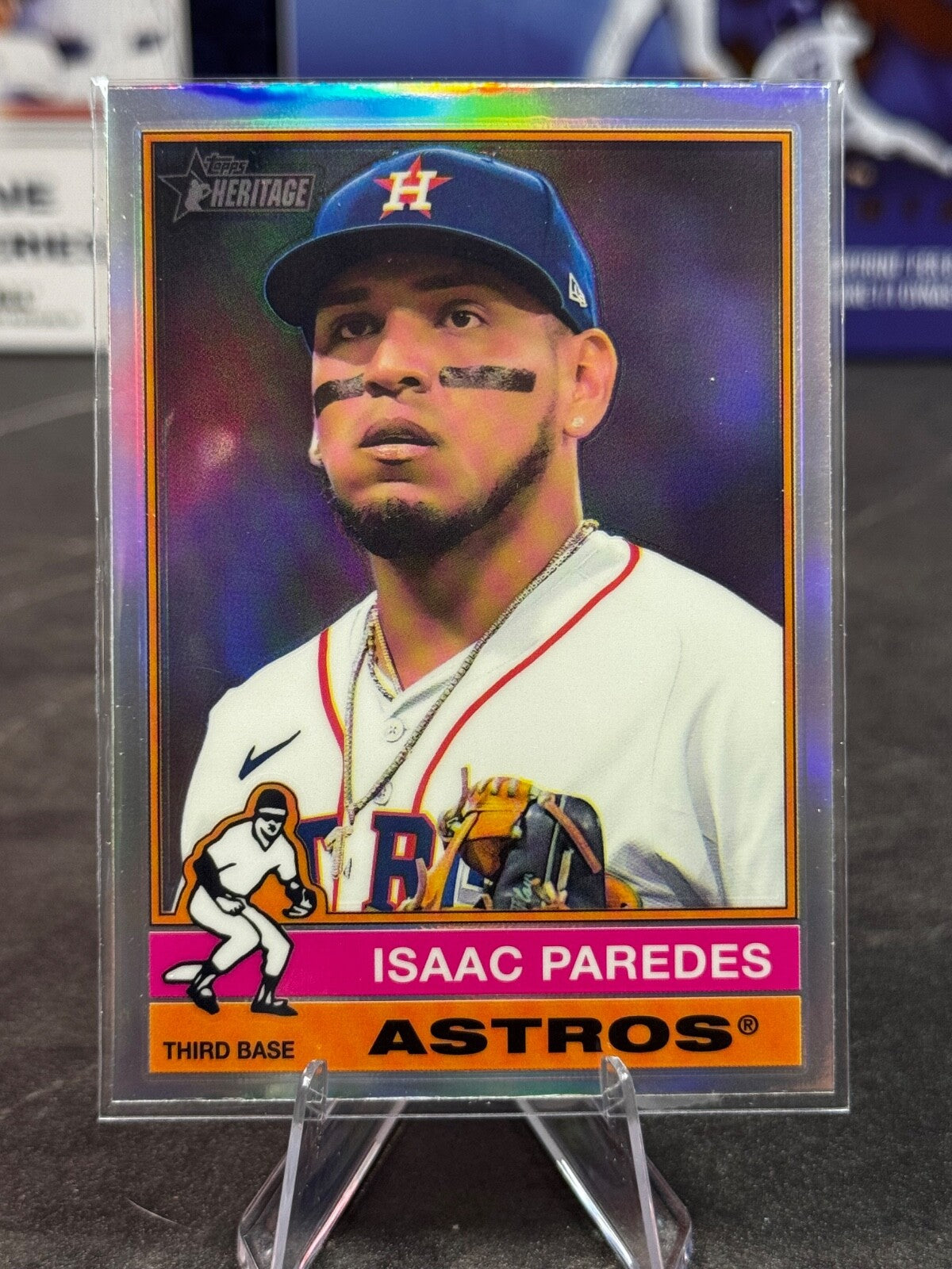 2025 Topps Heritage  - Isaac Paredes Chrome #8