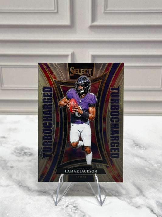 2024 Panini Select - Turbocharged Lamar Jackson #3