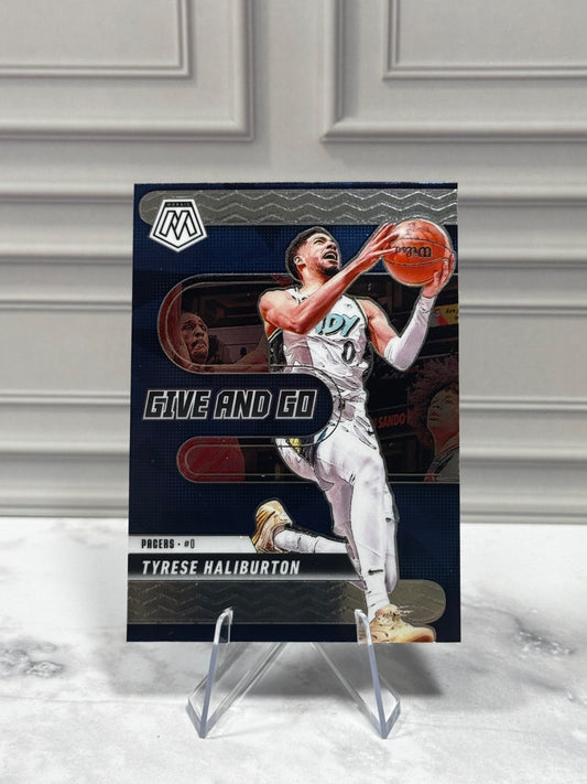 2024-25 Panini Mosaic - Give and Go Tyrese Haliburton #10