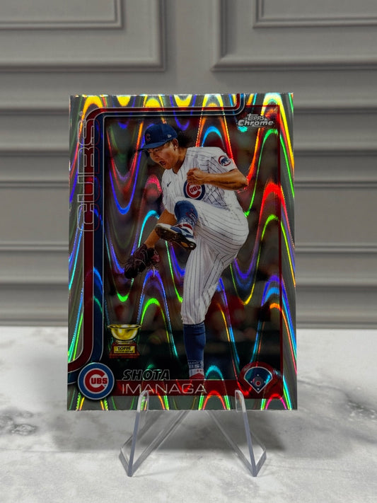 2025 Topps Chrome - Shota Imanaga Rookie Cup #149 RayWave Refractor