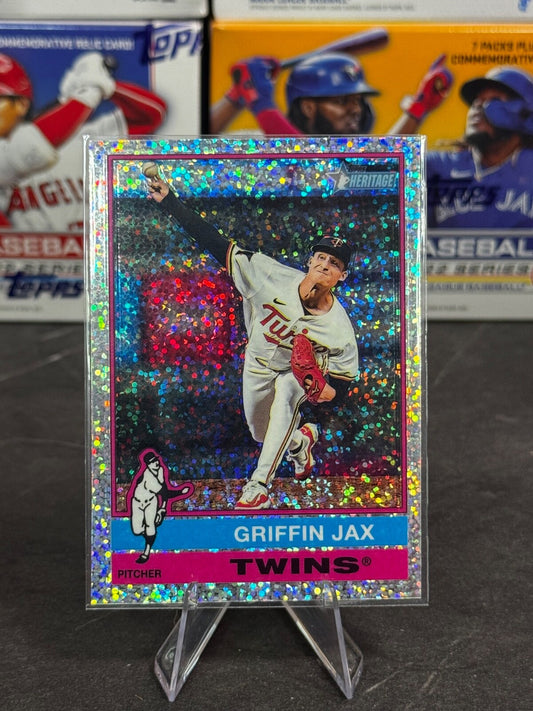 2025 Topps Heritage - High Number SP Griffin Jax #474 Chrome