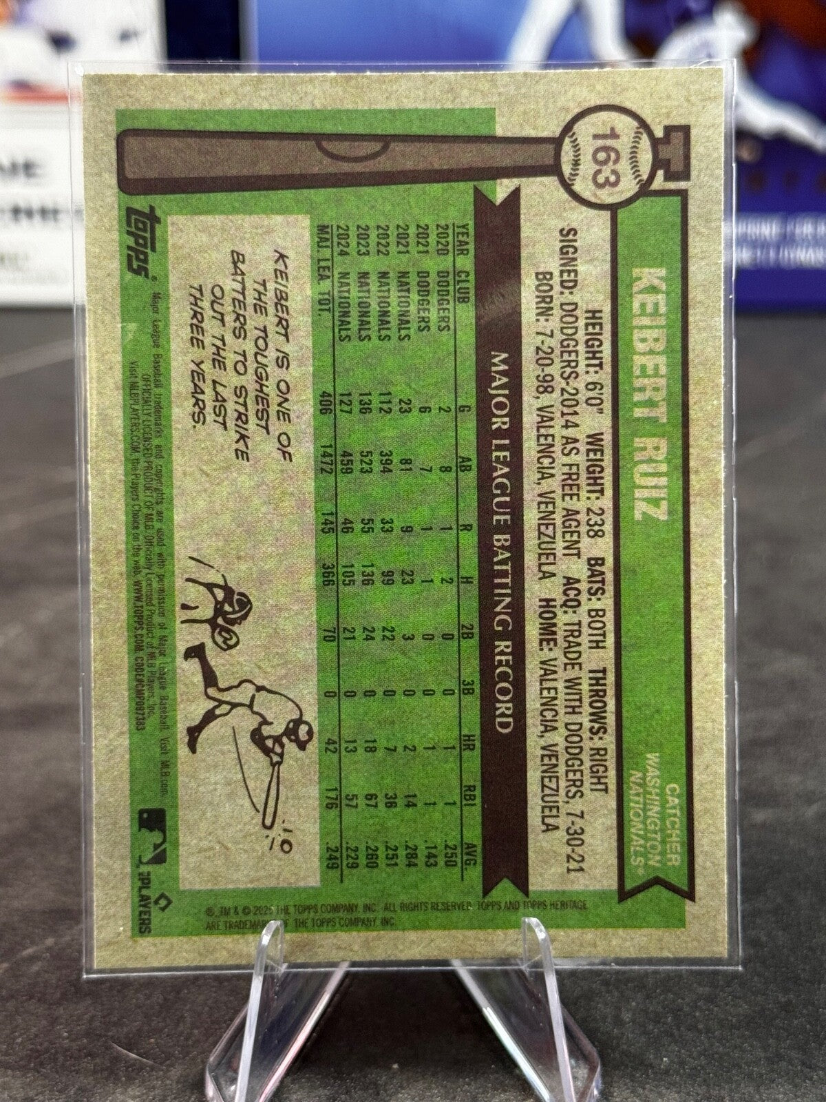 2025 Topps Heritage - Keibert Ruiz Chrome #163